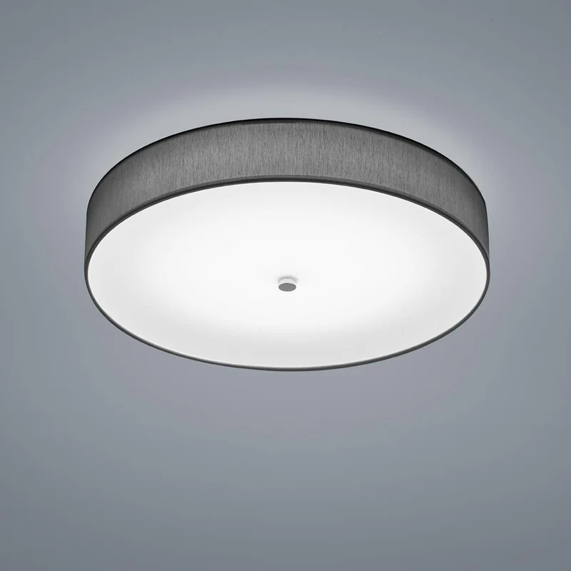 LED Deckenleuchte Boki Nickel-Chrom, Anthrazit