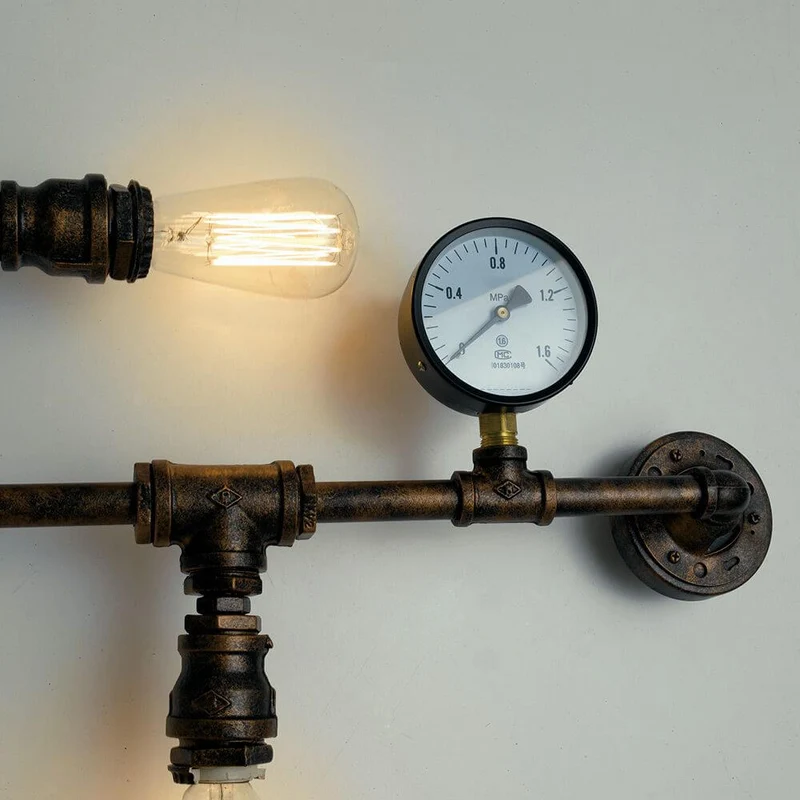 Wandlampe Amarcord Rostfarben