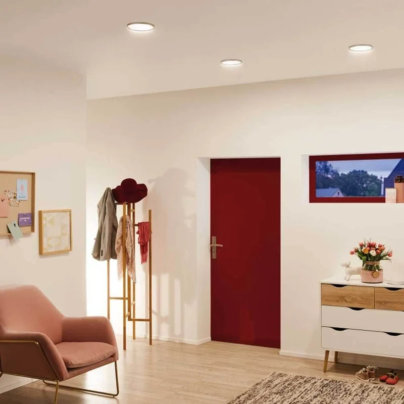 Einbau LED-Panel Ø 23cm Flex 23W Ausschnitt 5-21cm Warmweiß