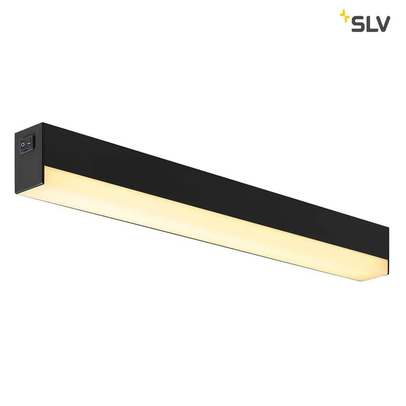 Sight LED Wand- & Deckenleuchte mit Schalter Schwarz