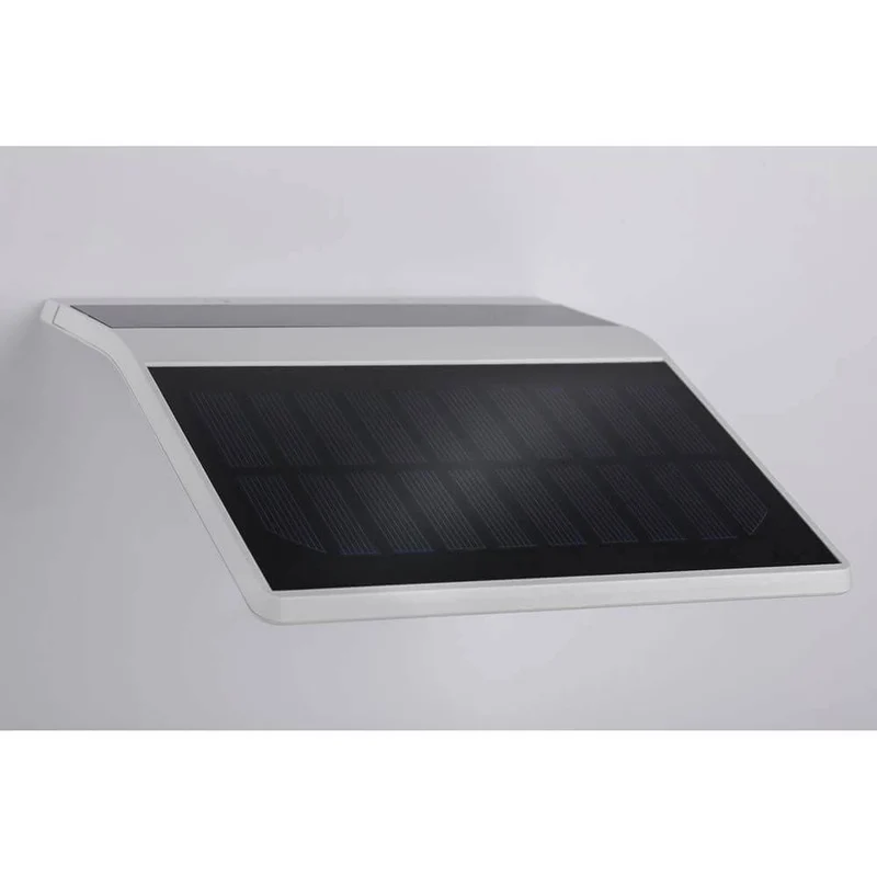 LED Solar Sensor-Wandleuchte Yoko IP44 3000K Weiß