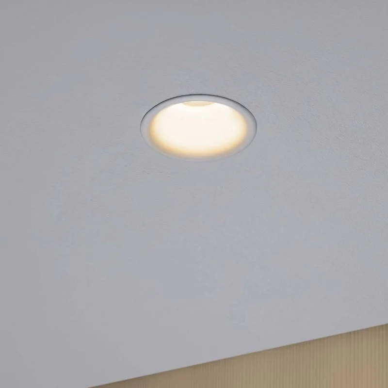 LED Einbauleuchten-Set Cymbal Coin Warmdimmfunktion IP44 Weiß