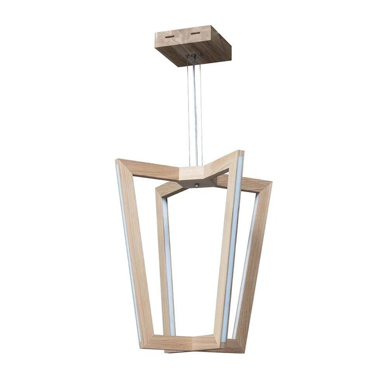 LED Hängelampe Leif 5320lm Eiche-Geölt