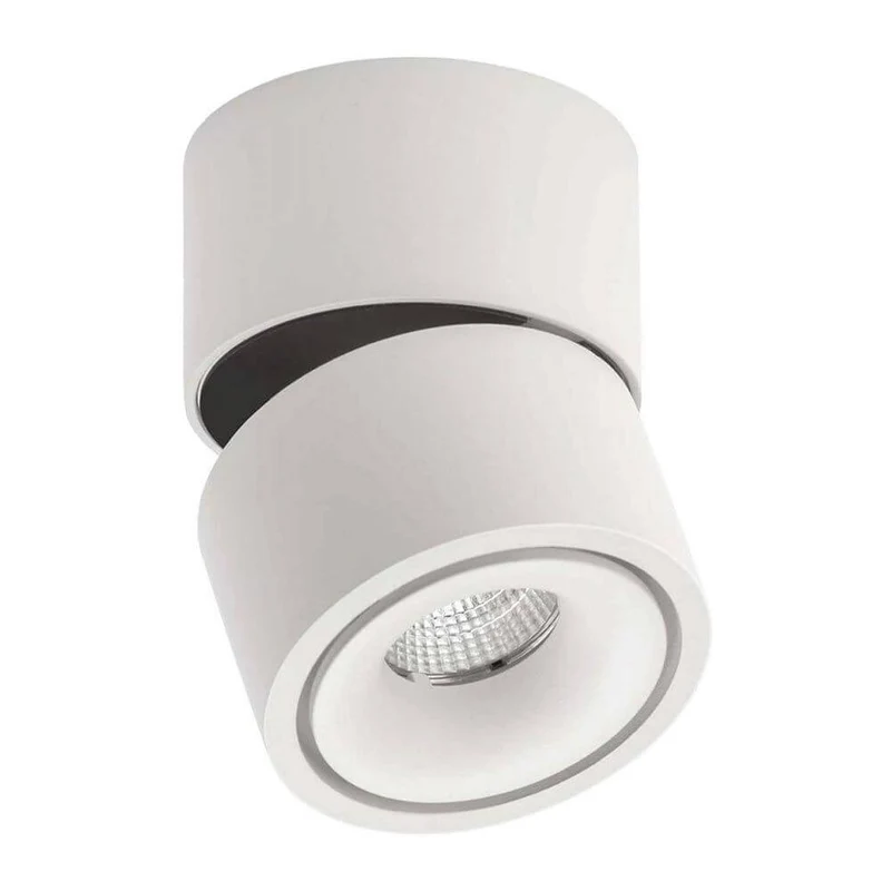 LED-Strahler Simple Mini Weiß, Schwarz + weiße Abdeckung