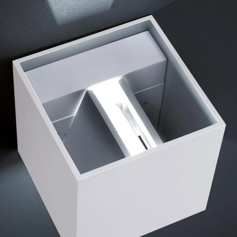LED Außen-Wandleuchte Siri 44 - L IP54 Weiß