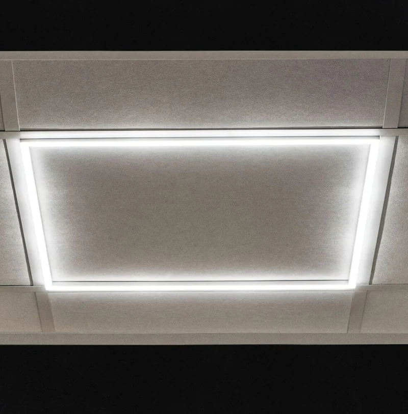 LED Einlegerahmen für Odenwalddecke 62 x 62cm Neutralweiß