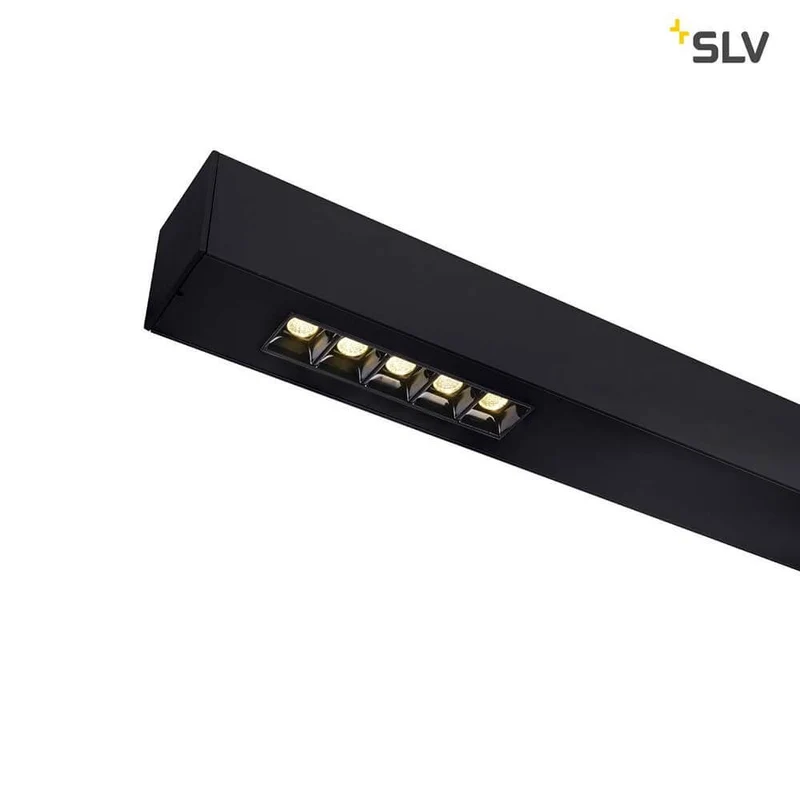 Q-Line LED Deckenaufbauleuchte 2m Schwarz 4000K