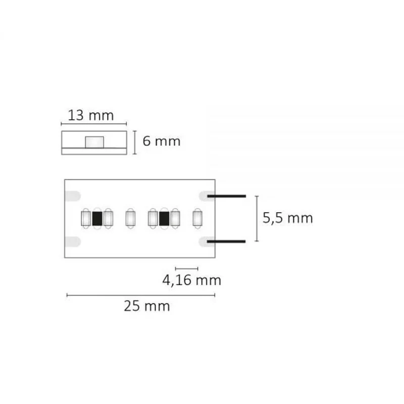 LED Strip Aqua 5m opal 10W 24V IP67 Warmweiß