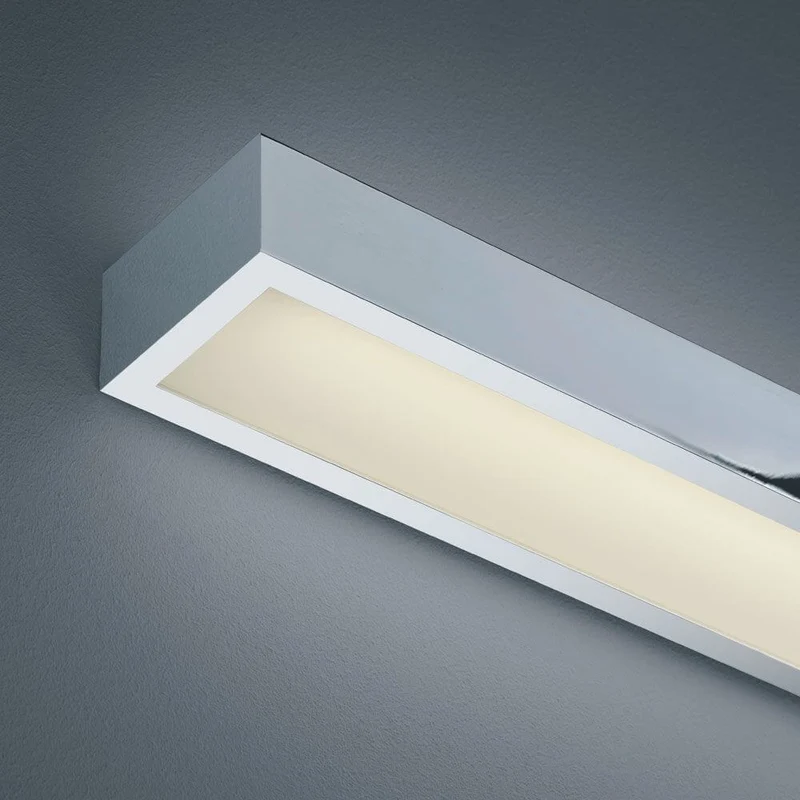 LED Spiegellampe Theia Lichtboard 30cm IP44 Chrom, Glas