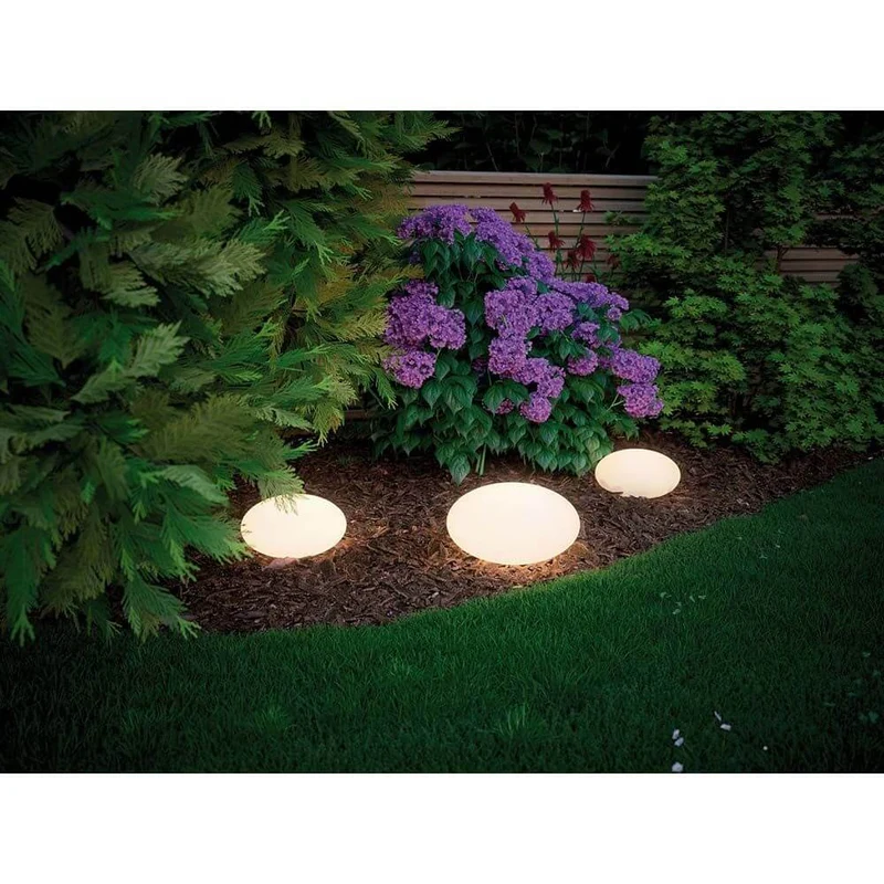 LED Plug & Shine Lichtobjekt Stein Ø 28cm IP67 24V 3000K 235lm