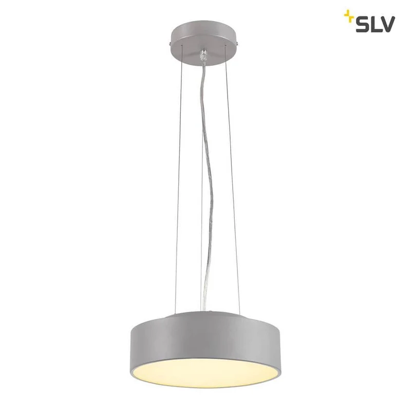 Medo 30 LED Deckenleuchte Silbergrau 1-10V 3000K
