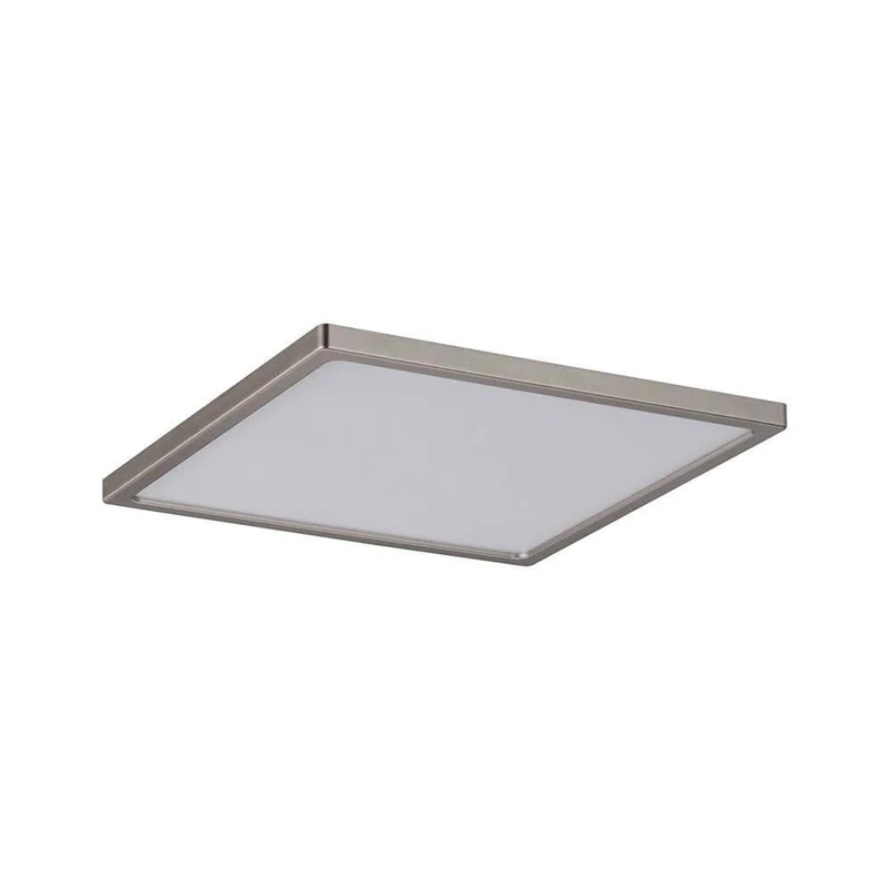 EBL Set Panel Areo eckig dim IP44 1x12W 3000K Nickel-Matt