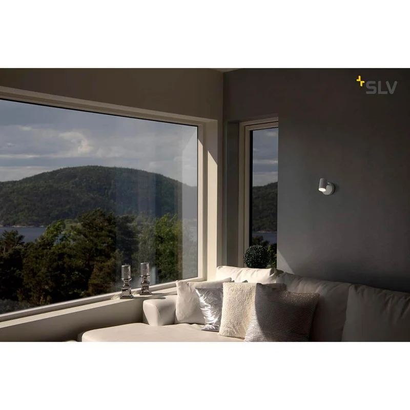 Helia LED Single Wand- & Deckenleuchte 3000K 35° Weiß