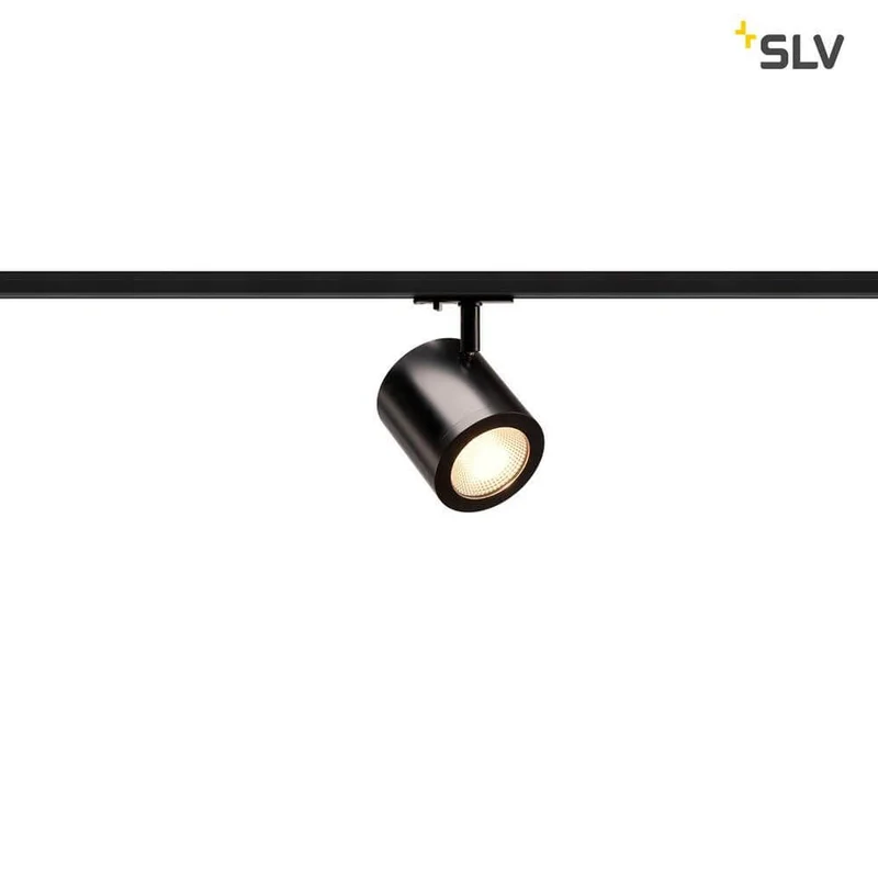 Enola C LED Strahler für 1Phasenschiene 3000K Schwarz 55°