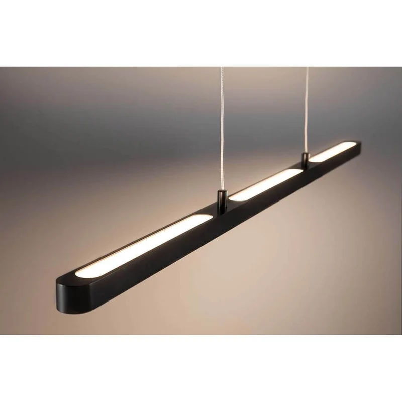 Lento BLE Pendelleuchte LED 1x43W TunW Schw Softlack Aluminium