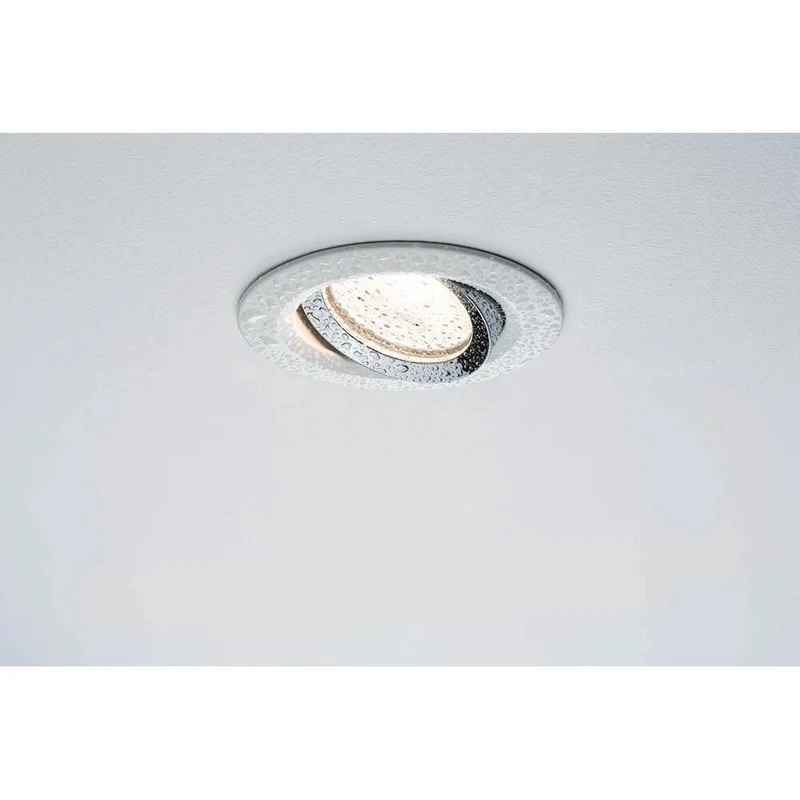Premium EBL Nova IP65 schwenkb max 1x35W GU10 GU5,3 Weiß-Chrom