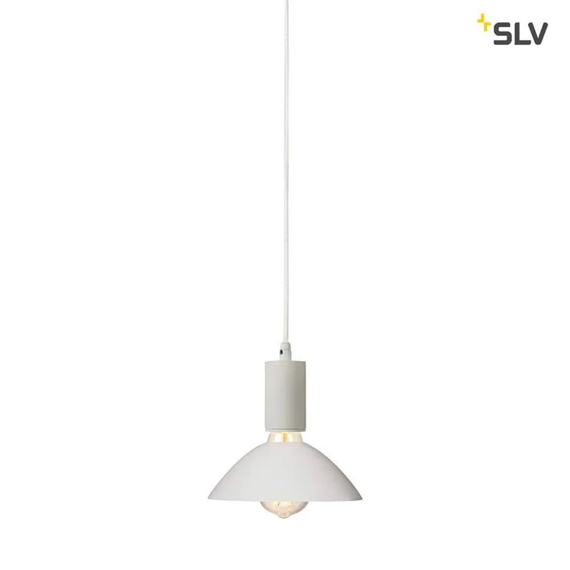 Fitu Pendelleuchte A60 Rund Weiß 5m Kabel