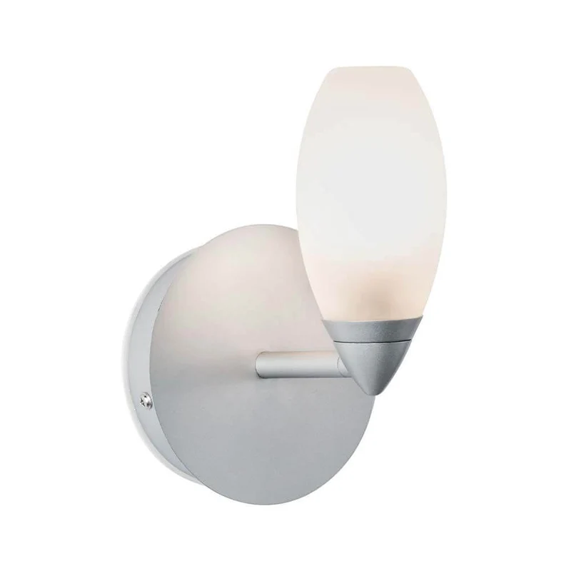 Wandleuchte Carina WL IP44 max. 28W G9 Satin Glas