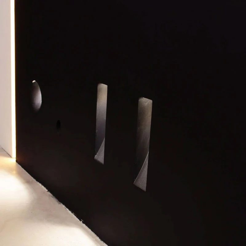 Gips-Einbaustrahler rechteckig 35 x 10cm Streichbar