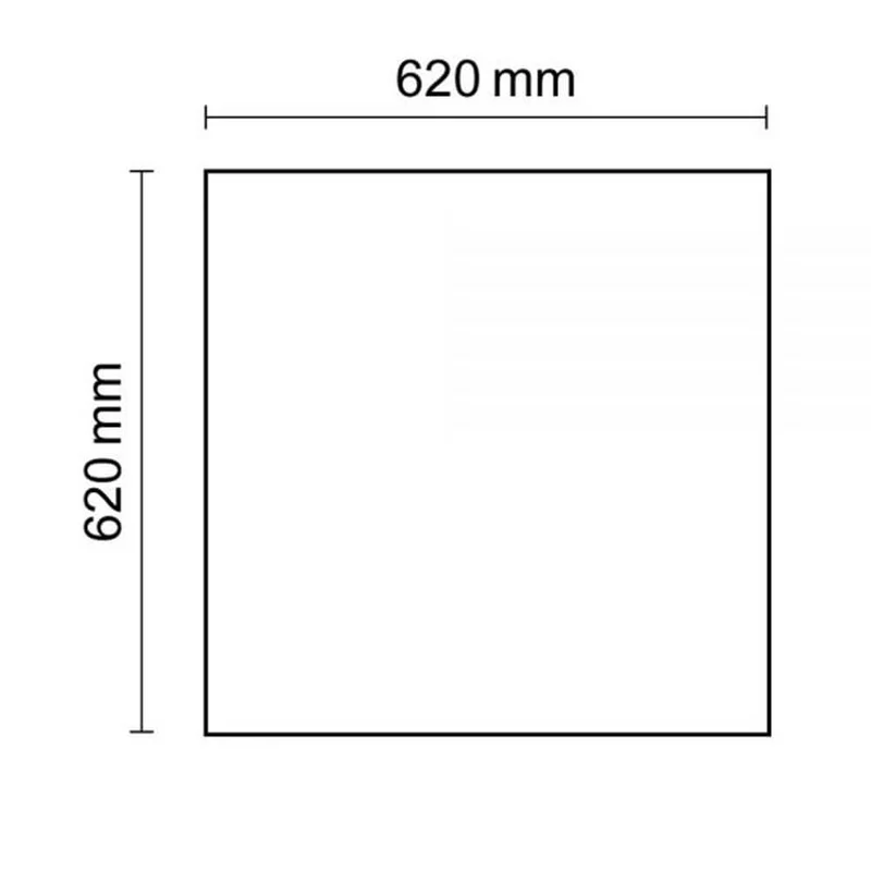 LED Panel Business Line 625 Warmweiß Dimmbar 4150lm Weiß