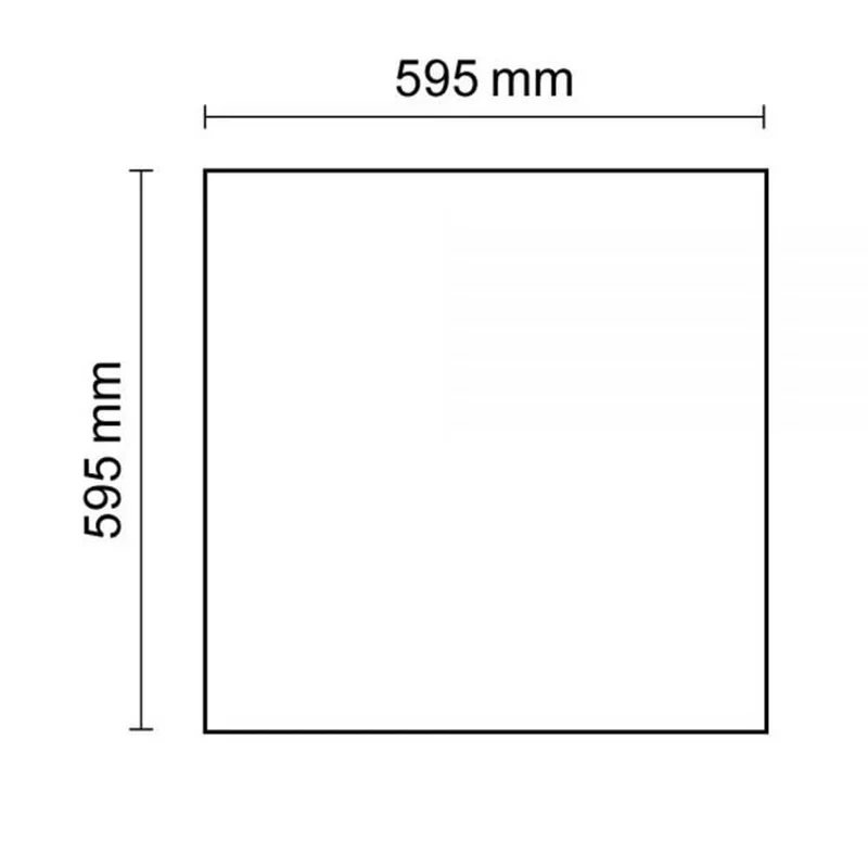 LED Panel Business Line 600 Warmweiß 1-10 V Dimmbar 4150lm Weiß