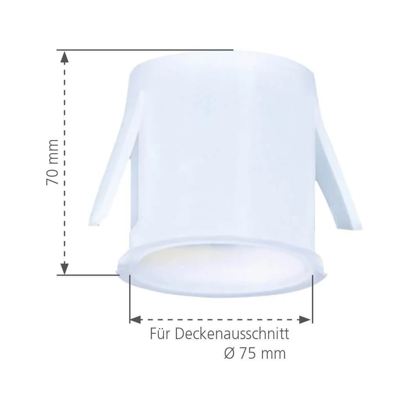 Robuste Silikon-Schutzkappe für Einbauleuchten Ø 75mm
