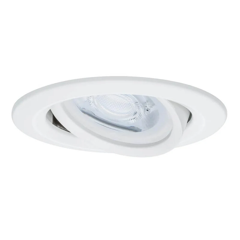 Einbauleuchte Nova IP23 rund Weiß GU10