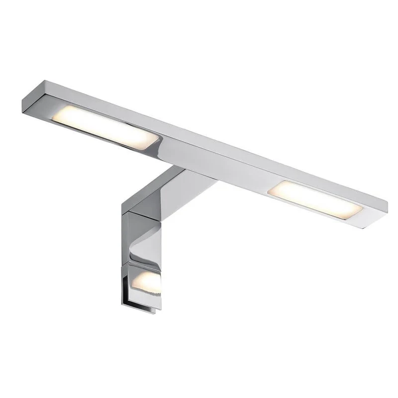 Galeria Spiegel- und Aufschrankleuchte LED Double Hook 2x3,2W Chrom