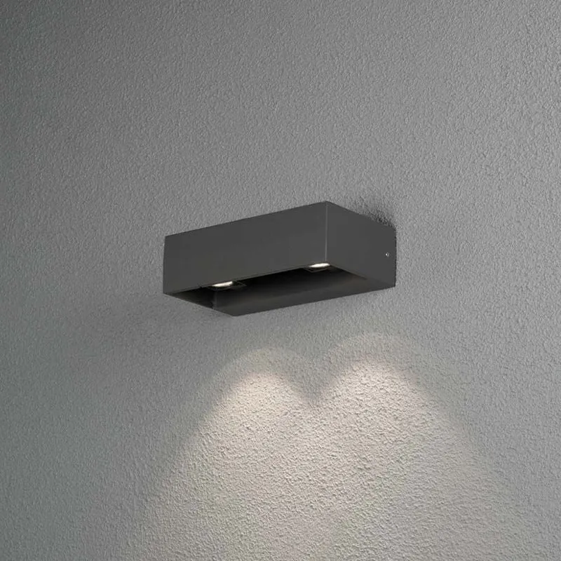 Monza LED Außen Wandleuchte 2-flammig