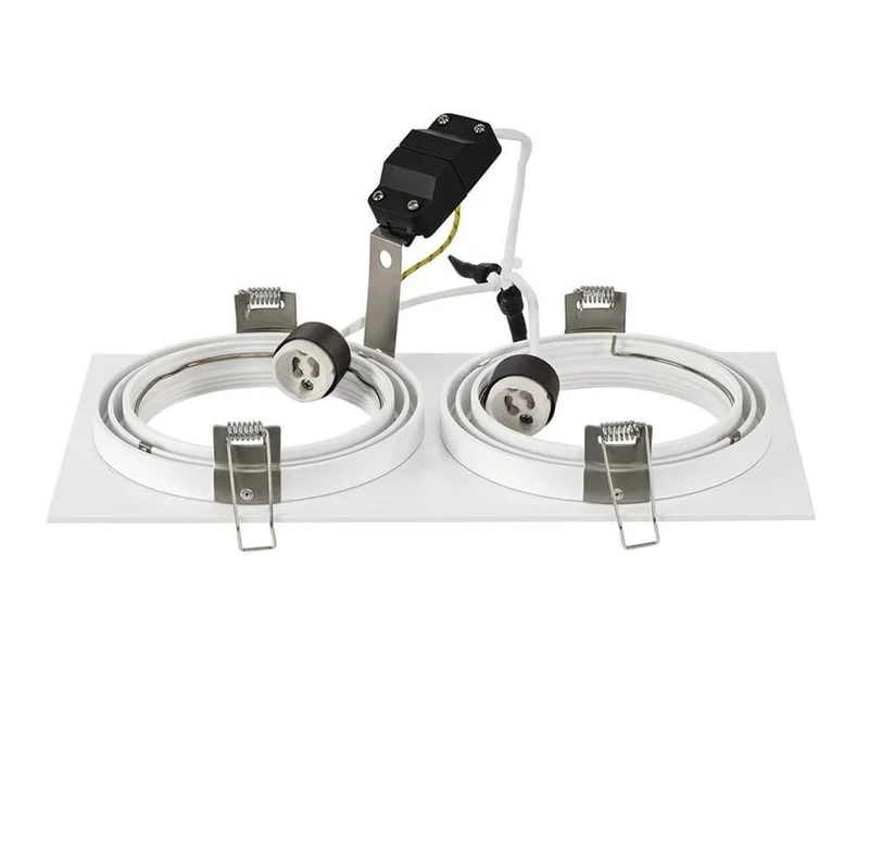 New Tria II ES111 Square Weiß GU10 max. 2x75W