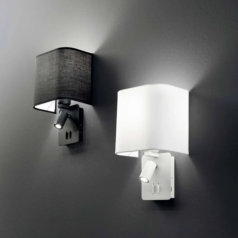 Gea Map Wandlampe mit LED Leselicht
