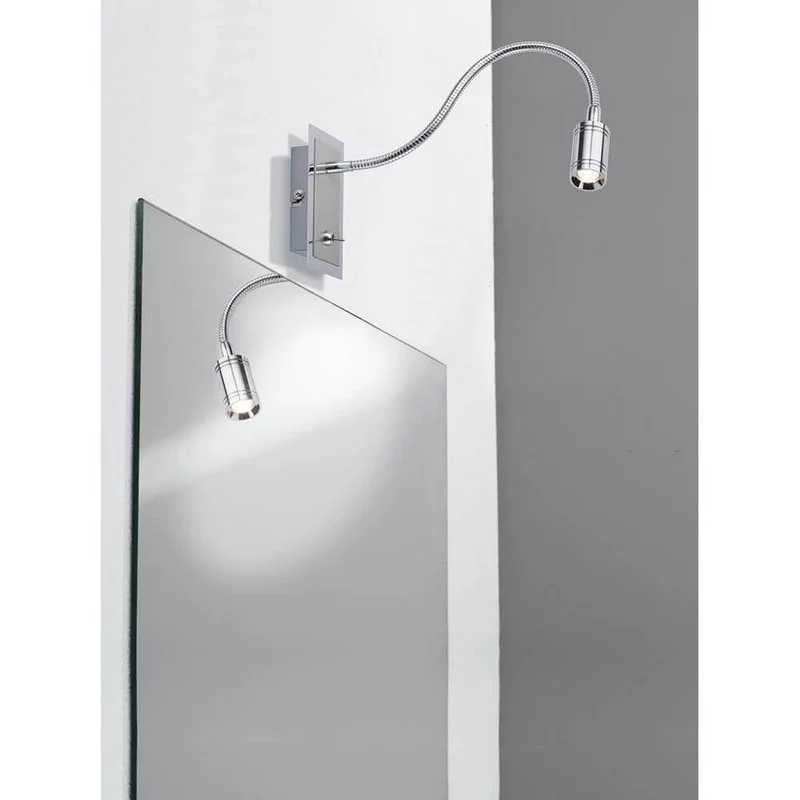 Mirror Zylindro Bettleseleuchte 1x3W LED Chrom DC 700mA