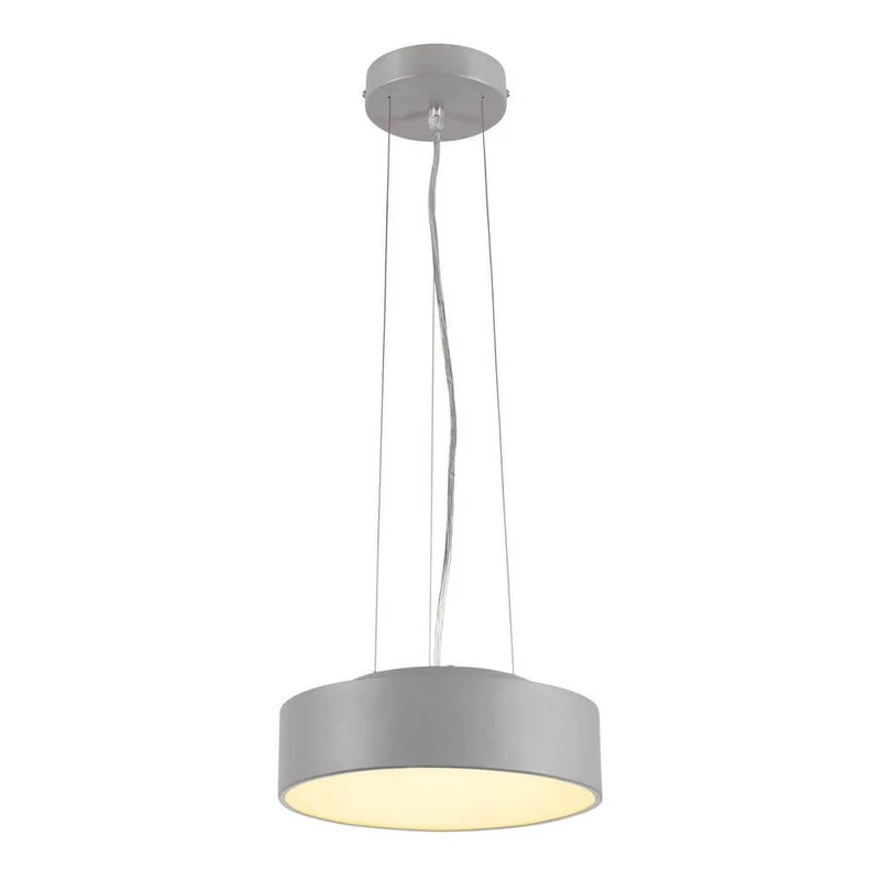 Medo 28 LED Deckenleuchte Silbergrau optional abpendelbar