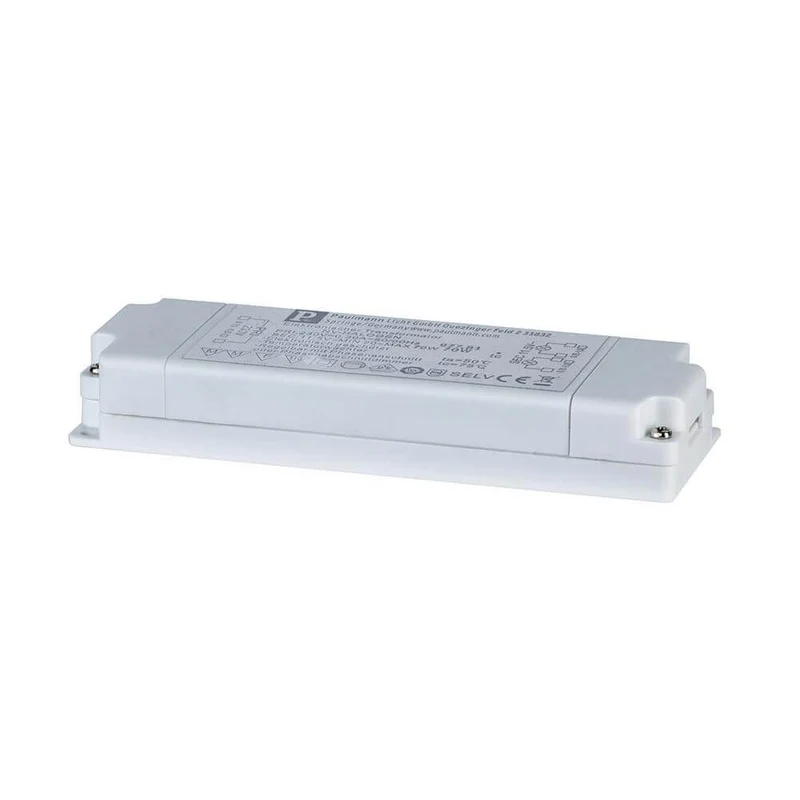 VDE Flat Elektroniktrafo 20-70W 12V 70VA Weiß