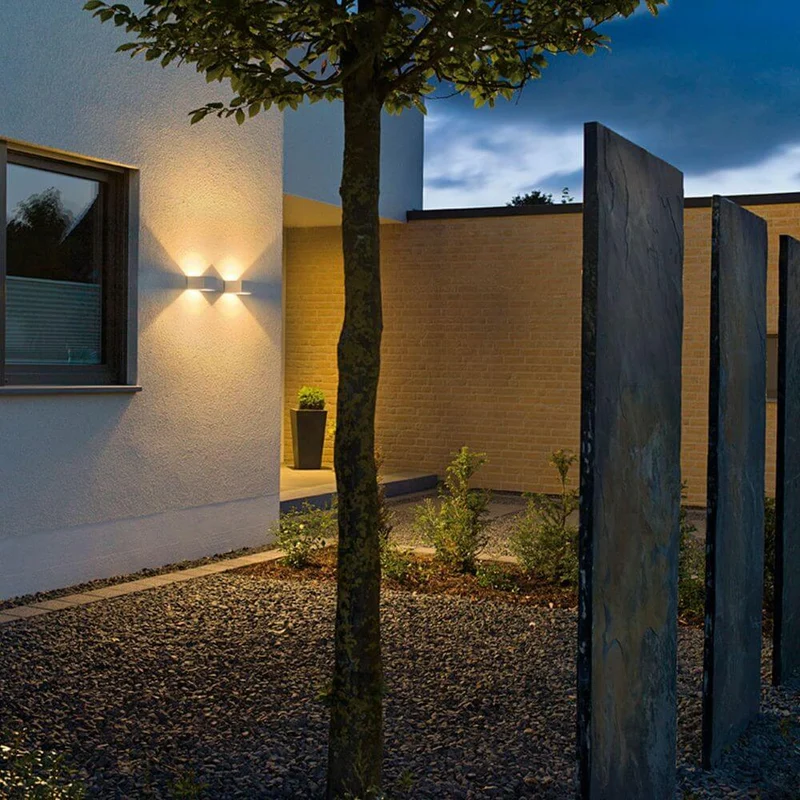 LOGS Wall Wandleuchte eckig weiß 6W LED Warmweiß