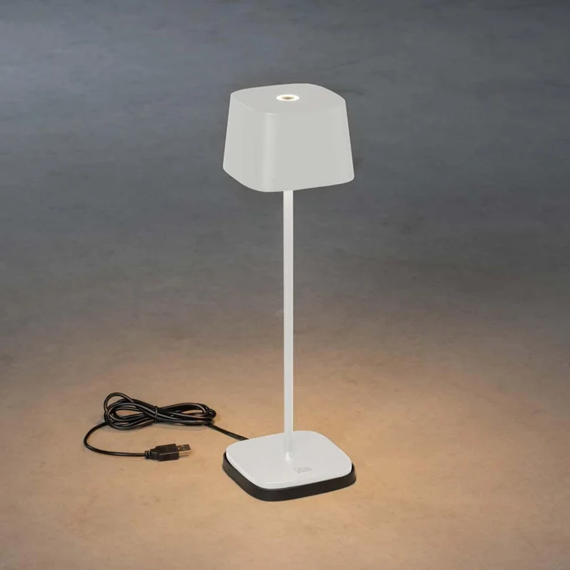 Capri USB-Tischleuchte IP54