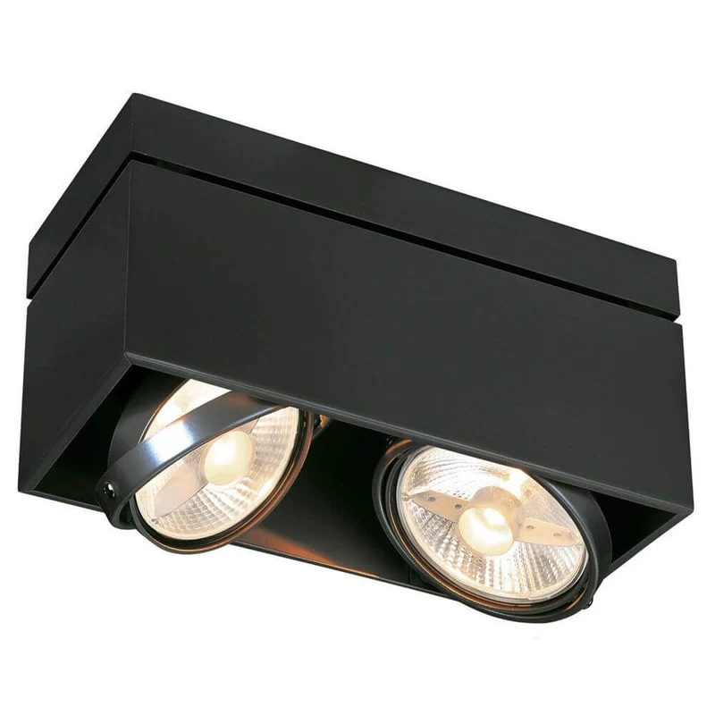 Kardamod Surface Square ES111 Single Deckenleuchte Eckig Schwarz