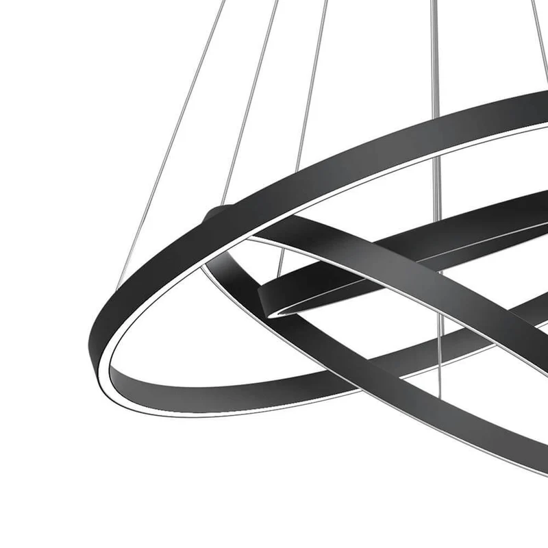 Rim LED Hängeleuchte 3-Ringe