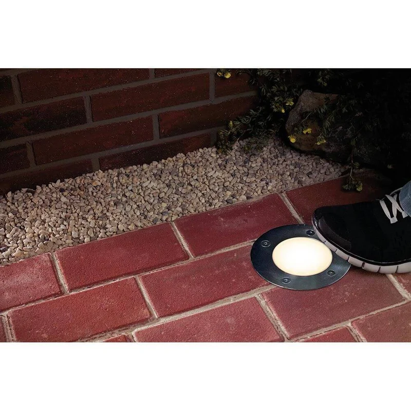 Special EBL Set Boden rund LED 1,2W 2700K 110mm Edelstahl