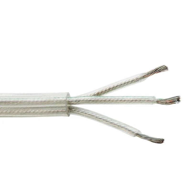 Lampenkabel transparent 3 x 0, 75mm 1 Meter