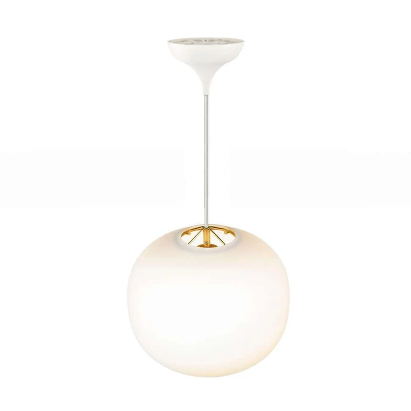 Navone Hängeleuchte Opal-Weiß