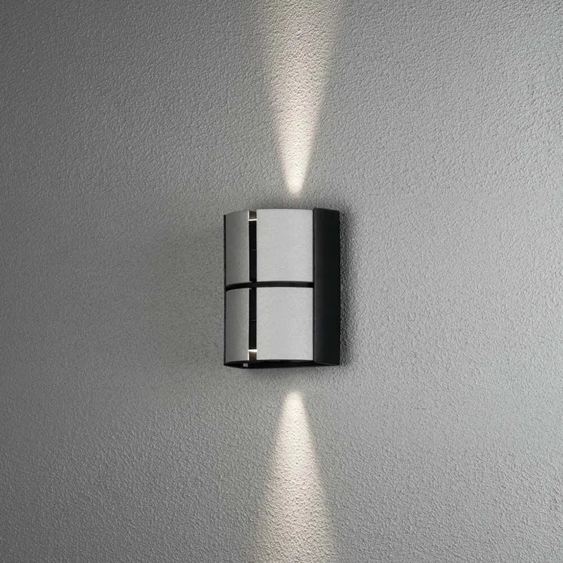 Vidar LED Wandleuchte Silber