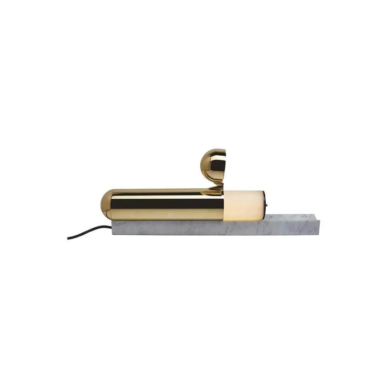DCWéditions ISP LED Tischleuchte Marmor Messing