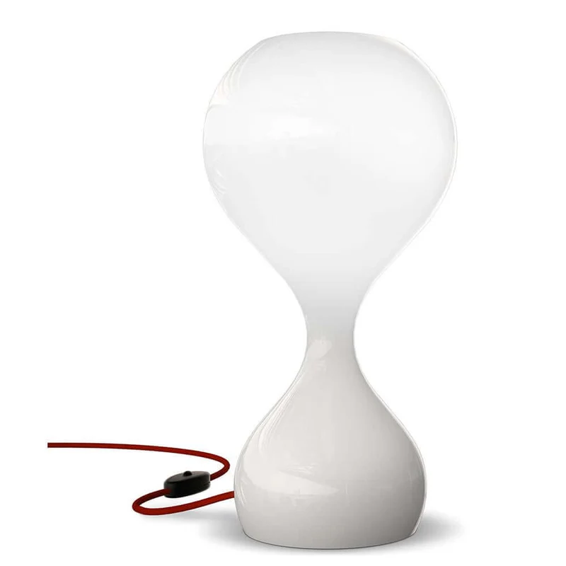 Blubb Tischlampe Glas mit Dimmer