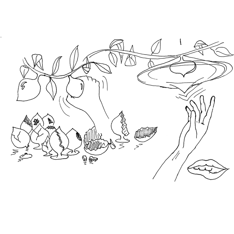 Desideria LED Hängelampe Pumoform Ø 9cm