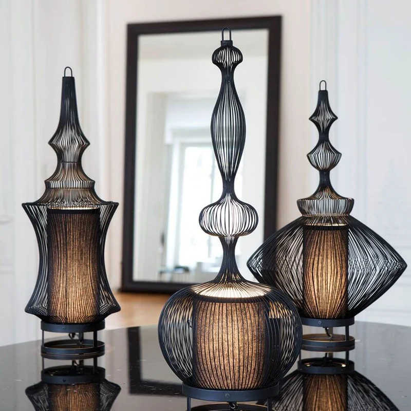Forestier organische Design-Tischleuchte Tibet