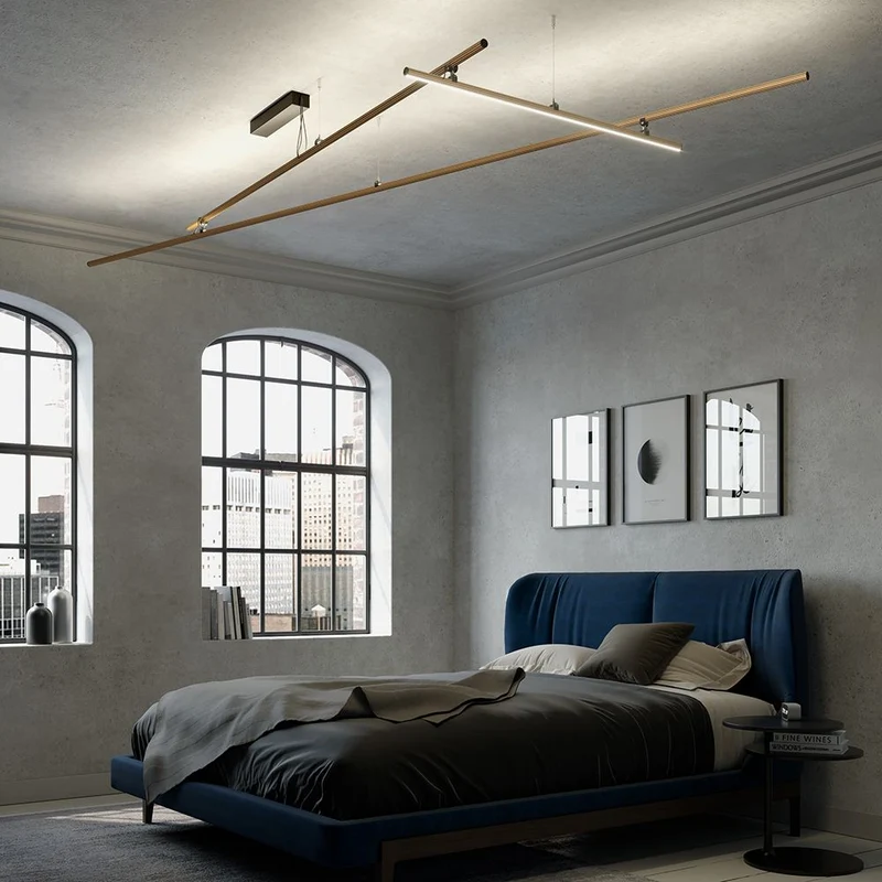Fabbian Freeline LED-Deckenleuchte verstellbar