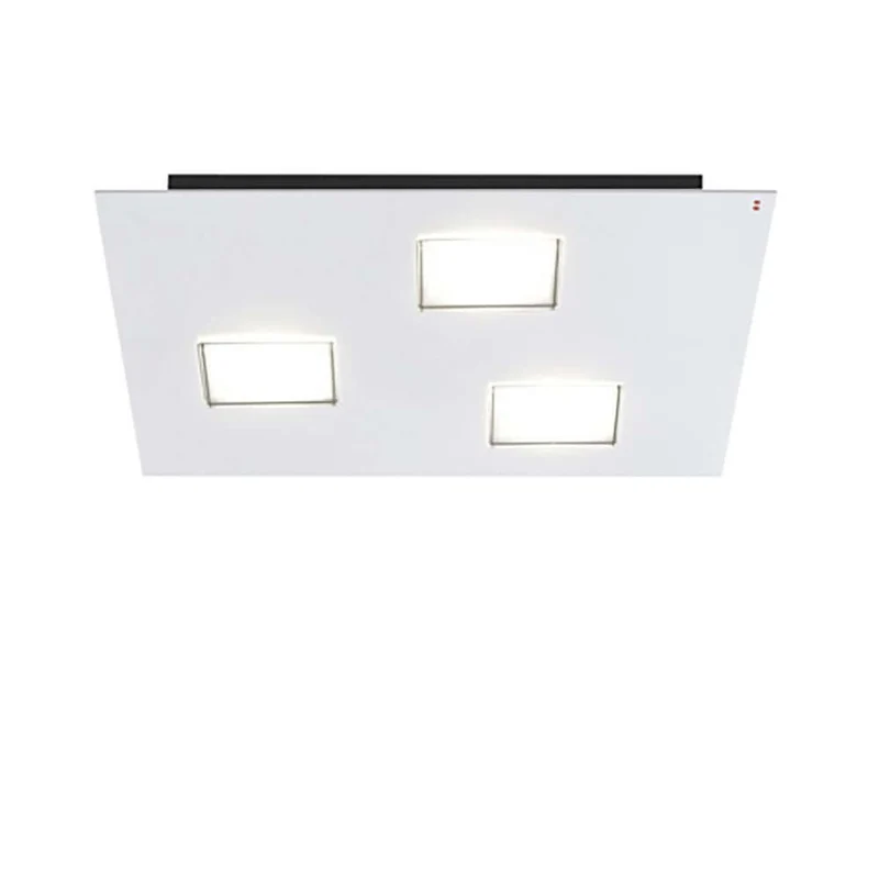 Fabbian Quarter LED-Deckenleuchte quadratisch 3-flammig