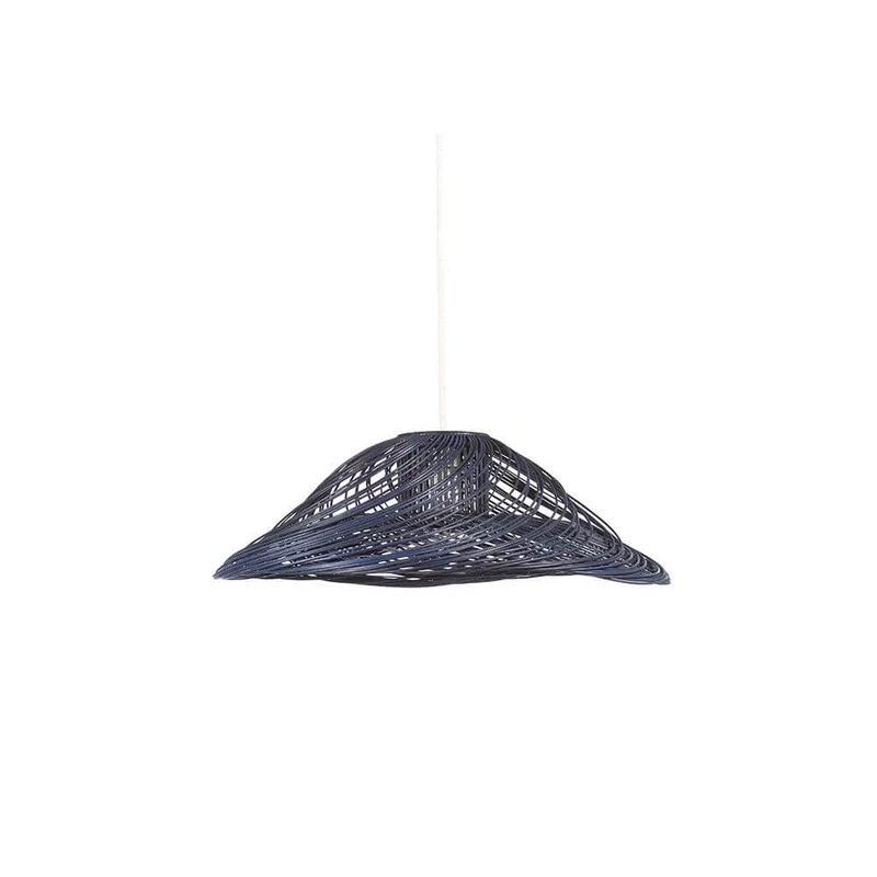 Forestier Rattan-Pendelleuchte Satelise