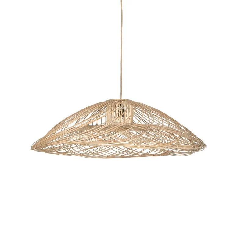 Forestier Rattan-Pendelleuchte Satelise